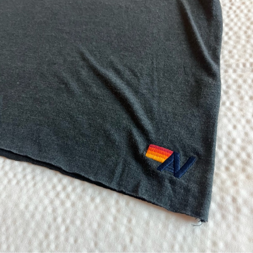 NWT Aviator Nation Surf Naked Boyfriend Tee - Charcoal - Picture 4 of 4